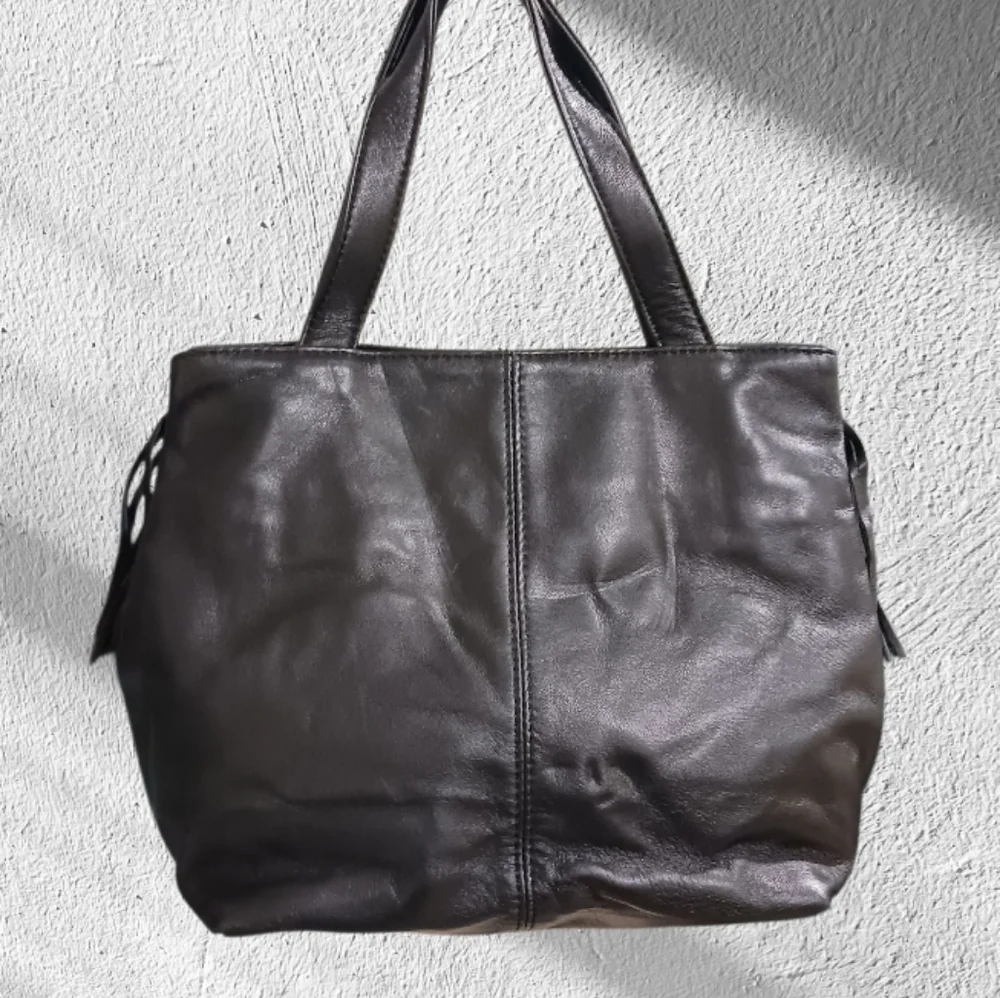 DANIER Fringe Leather Satchel Bag